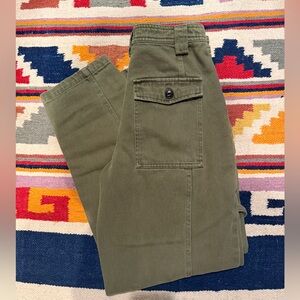 Alex Mill Phoebe recycled-denim straight-leg cargo pants 25